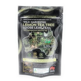 Australian Native Food Co - Lemon Tea Tree - Wild Harvested Loose Leaf Tea, 35g