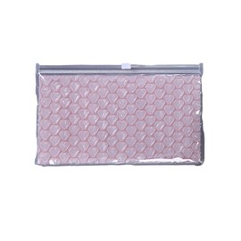 AIMALL 10 PCS PVC Bubble Zipper Bag - 5.9 x 3.9 Inches Self-Sealing Cosmetic Storage Bag, Durable Transparent Toiletry Pouch with Zipper, Portable Makeup Organiser