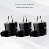 Schuko plug, power plug with strain relief, earthing contact plug