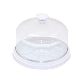BERGEON 30097-BC Plastic Stackable Dust Cover White Transparent 6 Compartments, Classic