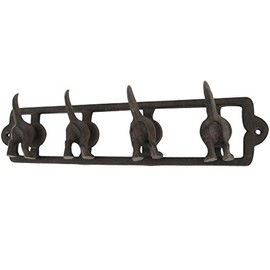 TG Treasure Gurus Wall Mount 4 Dogs Tails Hooks