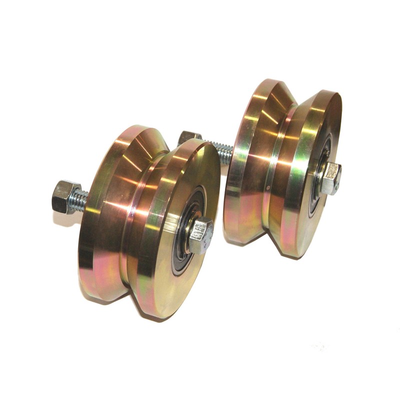 2 Pack-4" V Groove Wheel Double Bearing Sliding Gate 3000