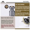 CAMPINGMOON Butane Gas Fuel Canister Adapter Stand Type Convertor for