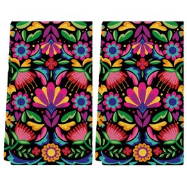 Mexican Dish Towels for Kitchen Mexican Décor for Home Mexican Decorations for Home Kitchen Cinco De Mayo Fiesta Day of The Dead Dia De Los Muertos Towels Set Dish Towel Cloths Set of 2 18x26 Inch