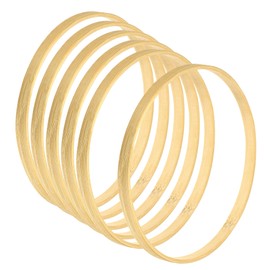 PATIKIL 5.9 Inch Wooden Bamboo Floral Hoop, 6Pack Craft Rings for DIY Wedding Wreath Decor, Dream Catcher and Hanging Crafts