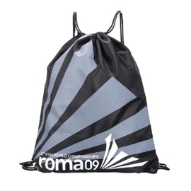 KIRALOVE Backpack - Waterproof Bag - Sports Backpack - Sports - Swimming - Fitness - Dance - Gymnastics - Drawstring - Casual - Black and Grey, black
