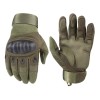TechMel Guantes Tacticos Militar Touch Nudillo Duro Moto Bici Negro