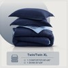 satisomnia Twin Comforter Set Navy Blue, Lightweight Comforters Twin Size