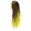 Gradient Wig Hair Mannequin Head Hairdressing Styling Training Braiding Doll