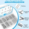 Yinpecly 110 Pcs 304 Stainless Steel Dowel Pin, M5 Cylindrical