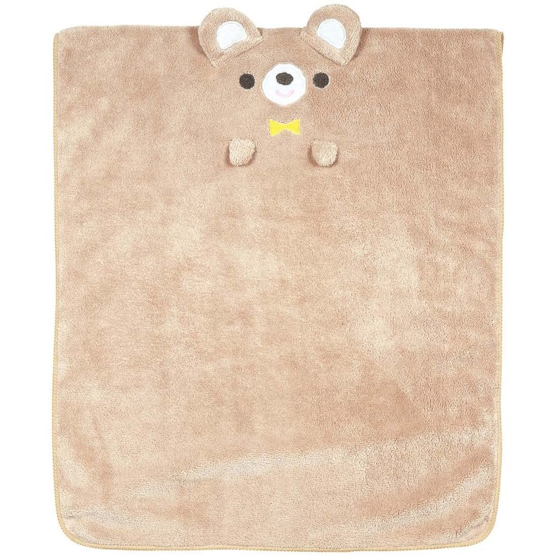 Skater TOH1-A Water Absorbent, Quick Drying, Hair Drying Towel, Bear,