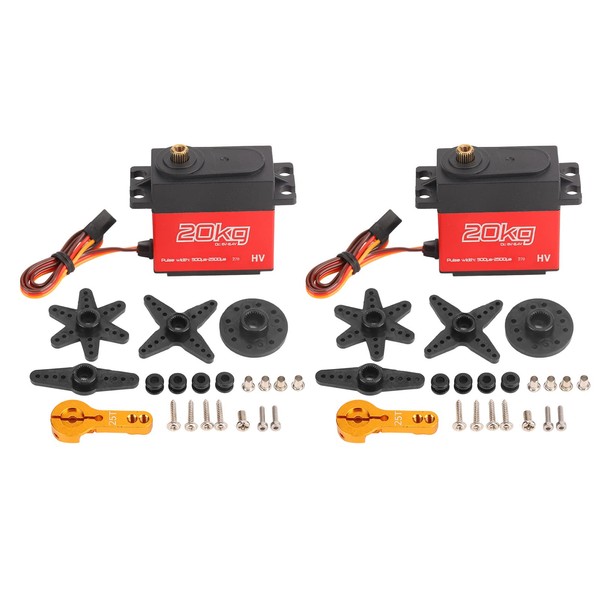 Socobeta 20kg RC Digital Servo, Professional High Torsion Waterproof RC