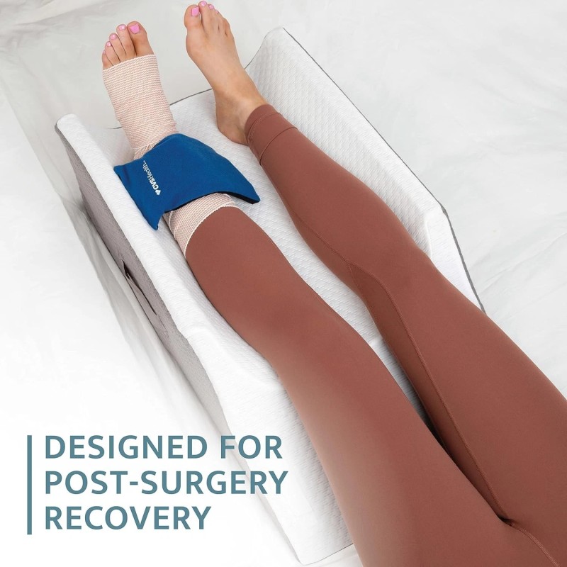 High-Density Foam Double Leg Elevation Pillow - Stylish Recovery Redefined
