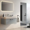 BGL Black Towel Ring Wall Mounted, Stainless Steel 304 Rubber