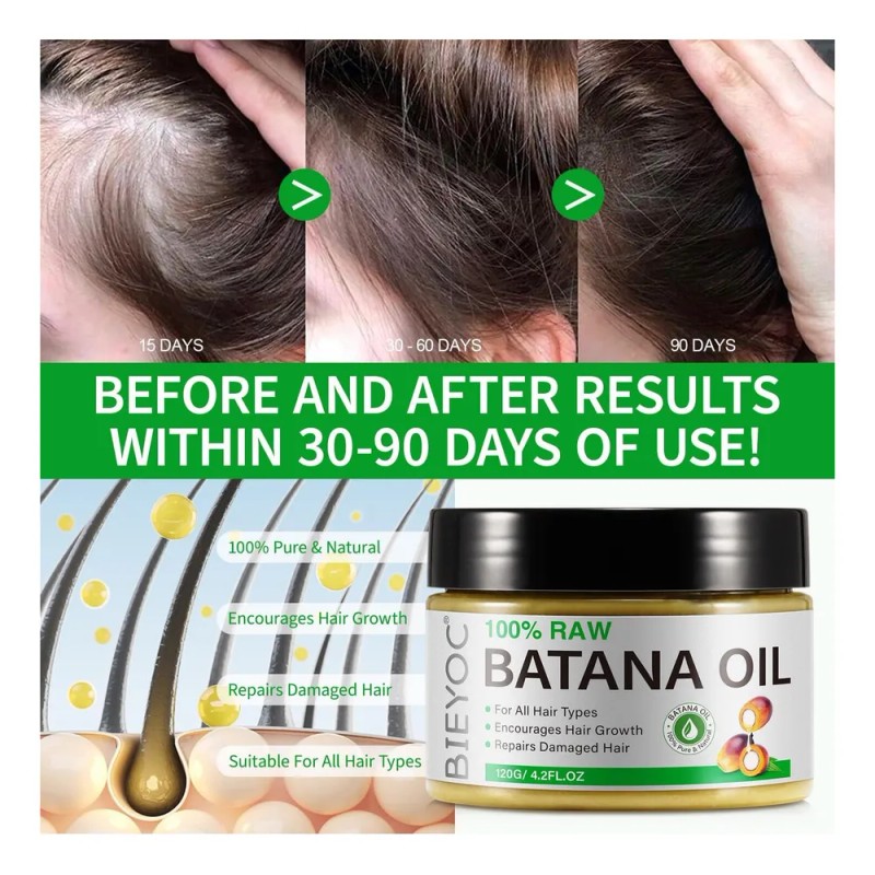 Aceite De Batana Crudo Para Crecimiento Del Cabello Natural