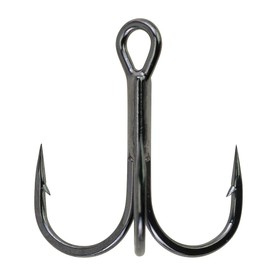 Berkley Fusion19 Treble Hooks, Black Nickel-Plated, Extra Sharp, 12 Sizes from 16-3/0 (Size 3/0)