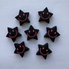 7 Pieces Black Star Shape Tennis Racket Vibration Dampener Cute