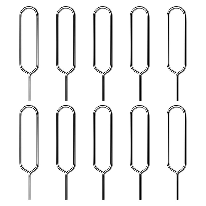 Stainless Steel Sim Card Tray Pin Eject Removal Tool Needle