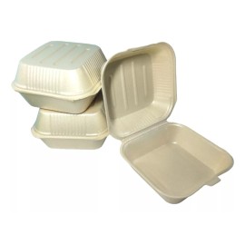 Reyma Contenedor P/hamburguesas Biodegradable Desechable 50 Pz