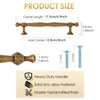 Vicycmc Antique Brass Cabinet Pulls 5 Inch(128mm) Hole Center,Vintage Retro