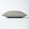 HOMESCAPES - 100% Cotton Plain Grey Cushion Cover - 30