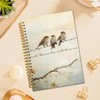 TWRVI His Eye Is On The Sparrow Christian Spiral Notebook,