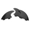 Eacam 3PCS Surfboard Fin Thrusters Fins Fiberglass Nylon Surf Fins