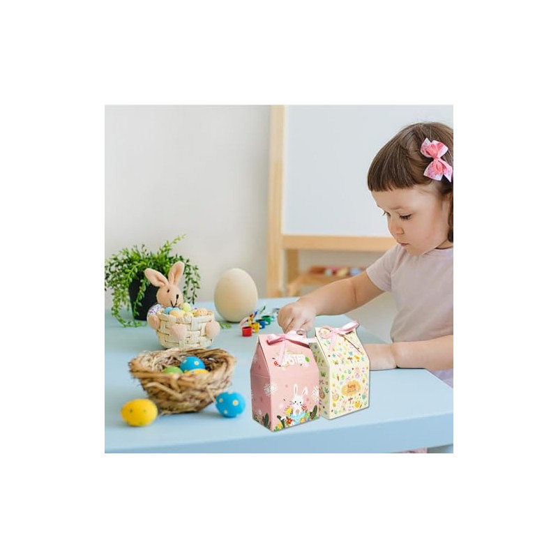 12pcs Easter Boxes Empty, Easter Cupcake Boxes, Easter Sweet Boxes