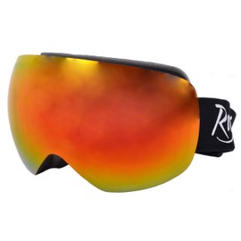Rapid Eyewear Arosa Snow SKI & SNOWBOARD GOGGLES For Glasses Wearers With Rx Insert for Corrective Lenses. Adult Size, Mens and Womens. Anti Fog, UV 400 Protection
