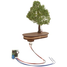 NOCH Micro-Motion Tree with Swing, for Model Making in 1:120 Scale, Hand-Coloured and Micro-Motion Technology