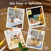 TIKSPCAE 360° Rotating Art Supply Organizer, Holds 750+ Pencils, Bamboo