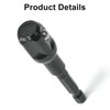 6 PCS Drill Socket Adaptor, 1/4, 1/2, 3/8 Inch Impact