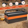 Nightcore 27” x 21” x 8.5” Metal Tool Box, 5-Tray