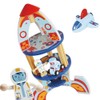 QPACK Kids Children Wooden Rocket Toys Playset, Space Rocket and