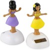 Blue Solar Powered Dancing Hula Girl Dashboard Decorations Swinging Bobbleheads