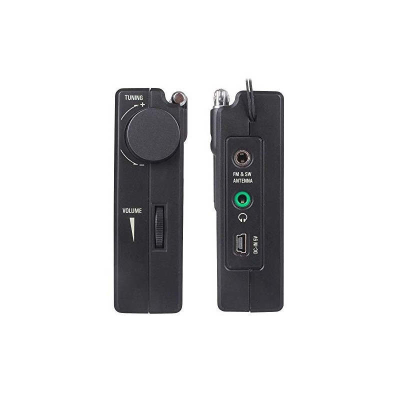 Tecsun PL-310ET Fully Featured Pocket Size Radio Black