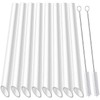 ALINK Reusable Clear Boba Straws, 13 mm x 10.5 in,