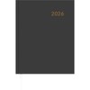 Wochenbuch anthrazit 2026 - Bürokalender 21x26,5 cm - 1 Woche