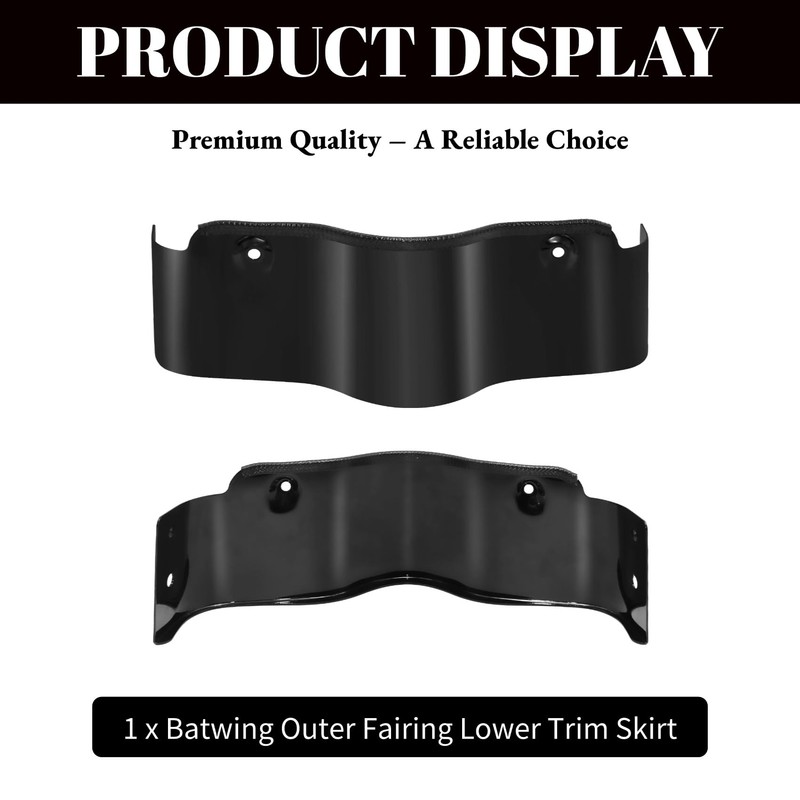 AC-MTORC Batwing Outer Fairing Lower Trim Skirt for Harley Touring
