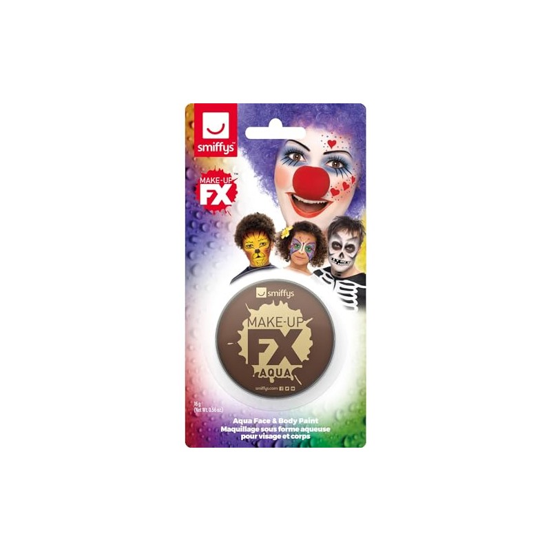 Smiffys 47030 Make-Up FX on Display Card (One Size)
