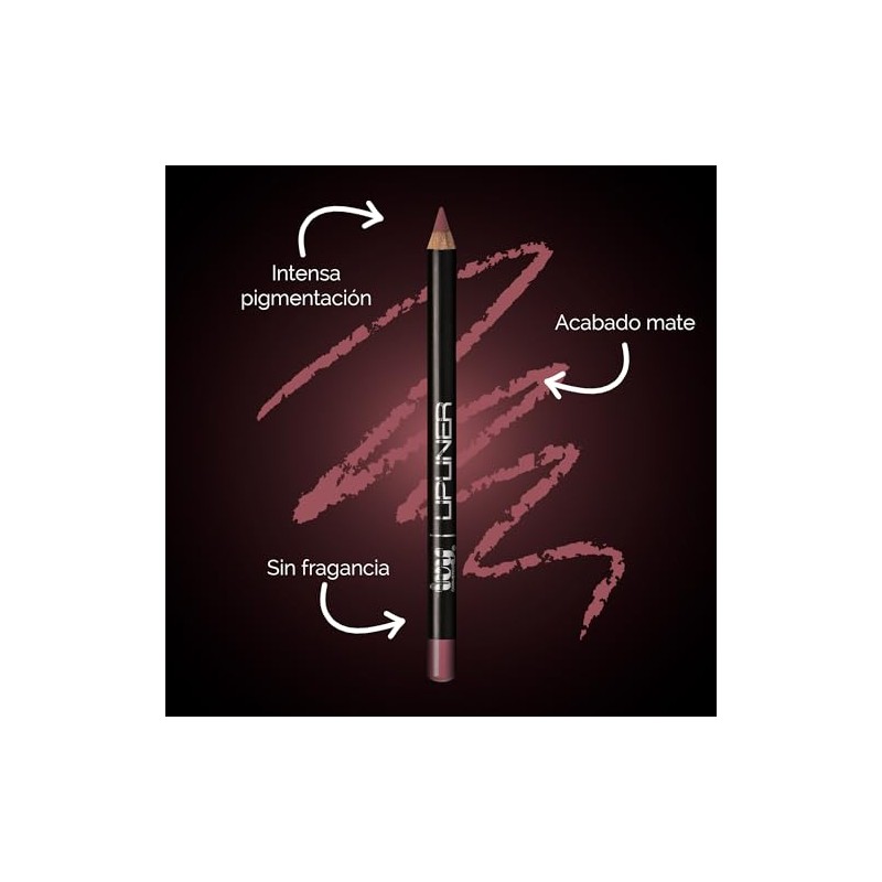 Set Labial Mate Bissu Delineadores Labios Ivy Lapices Infinite Gel