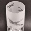 Dartington Crystal Aspect Highball Glass - World War II Airplane