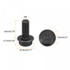 sourcing map M8-1.25x20mm Hex Serrated Flange Bolts 10.9 Grade Carbon