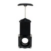 For Outdoor Accessories black Dump Waste Sewer ABS Valve 50mm/1.97inch