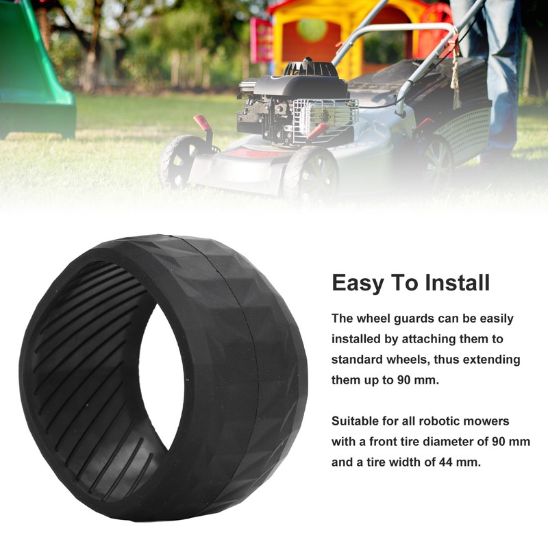 Lawn Mower Front Wheel Non Slip Rubber Lawn Mower Drive