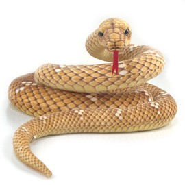 Mukouxun 112 Inch Stuffed Animal Snake Giant Stuffed Snake Kids Toys Stuffed Animal Snake Prank Props Giant Snake Plush Giant Anaconda (Brown)