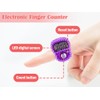 Hitopin 8 x Finger Tally Counter, Electronic Finger Counter, Finger