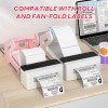 PONNOR Label Holder Thermal Label Holder for Rolls and Fanfold