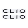 Clio Emblem Car Sticker Tailgate Badge Decoration Logo (Black)
