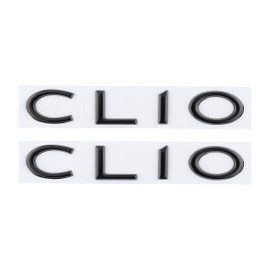 Clio Emblem Car Sticker Tailgate Badge Decoration Logo (Black)